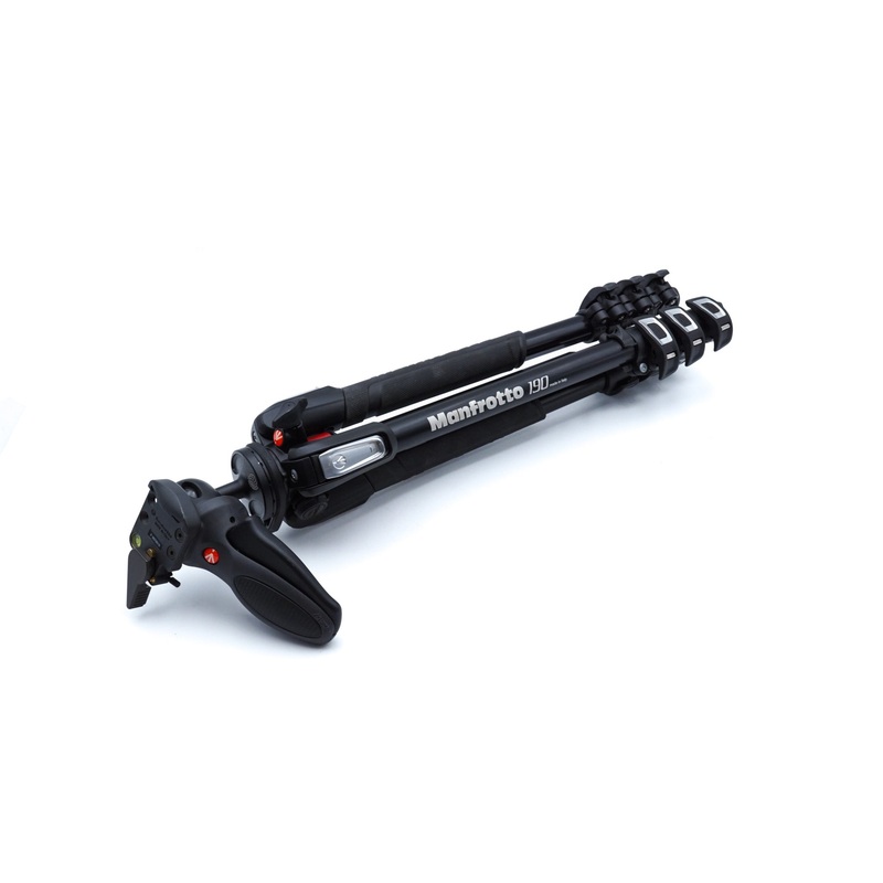 Manfrotto 190 Tripod + #324RC2 Grip Ball Head
