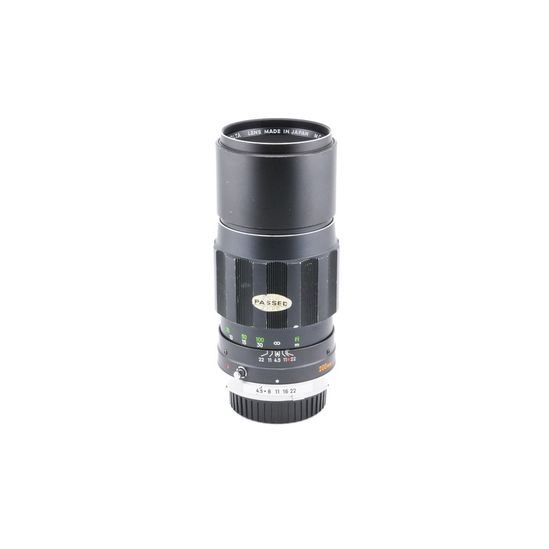 Minolta 200mm f4.5 MC Tele Rokkor-PE
