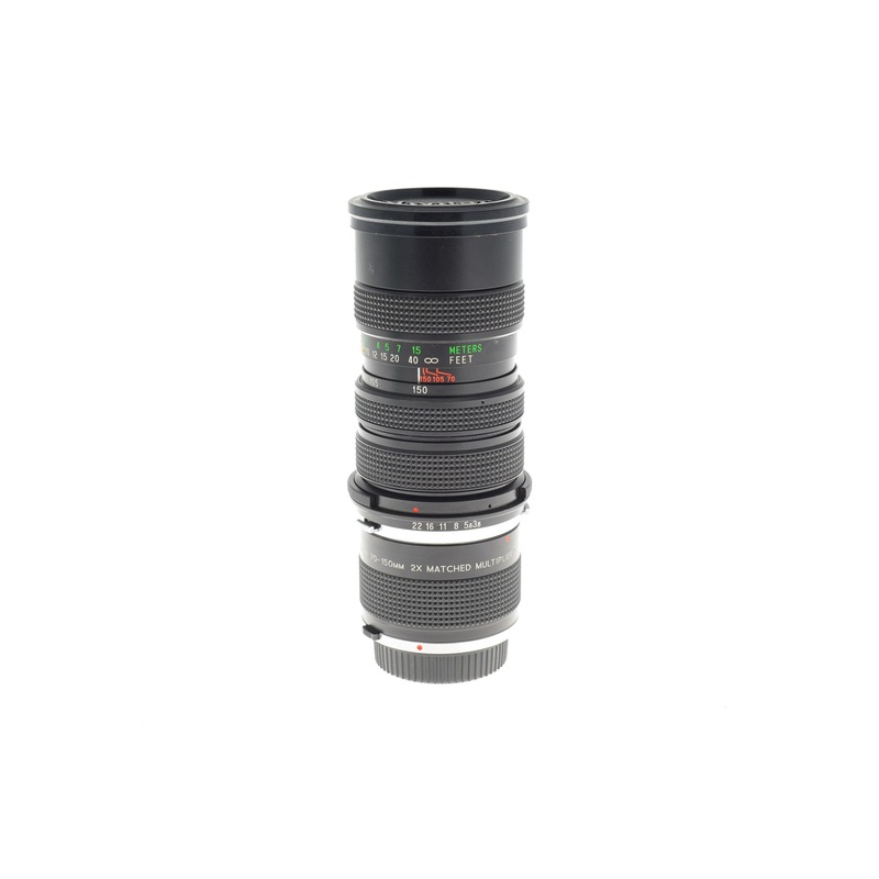 Vivitar 70-150mm f3.8 Close Focusing Auto Zoom + 70-150mm 2x Matched Multiplier