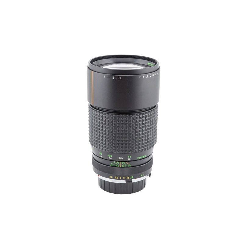 Makinon 200mm f3.3 Auto Multi-Coated
