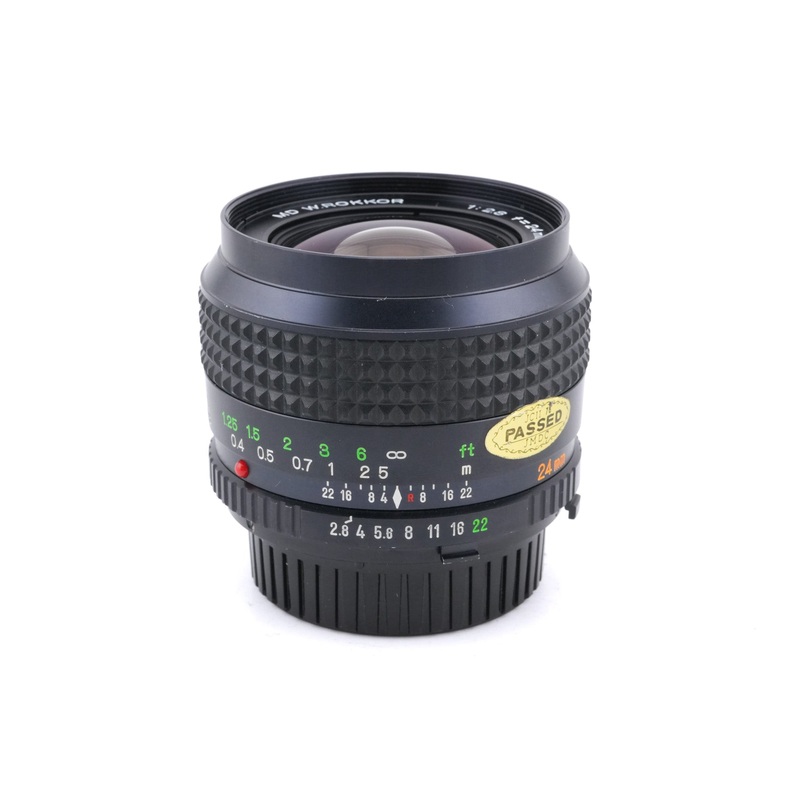 Minolta 24mm f2.8 MD W.Rokkor