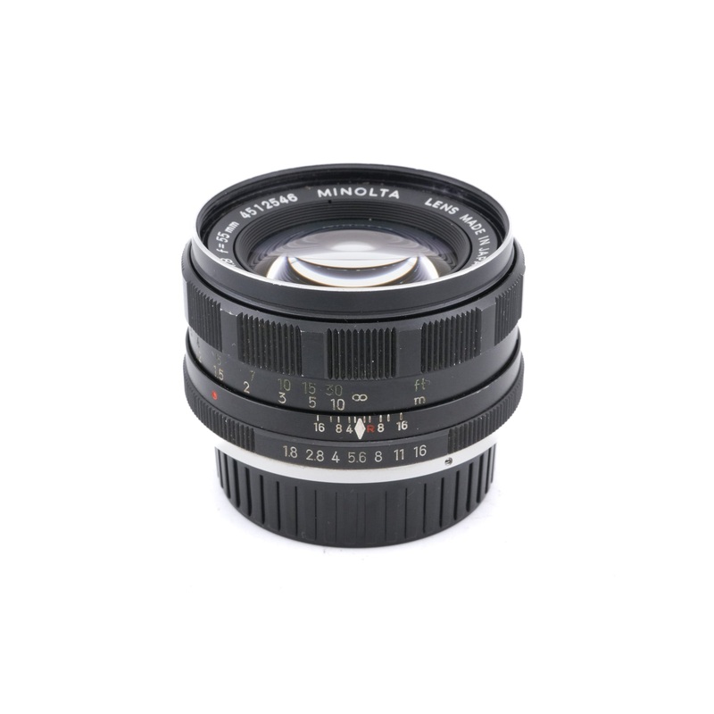 Minolta 55mm f1.8 Auto Rokkor-PF