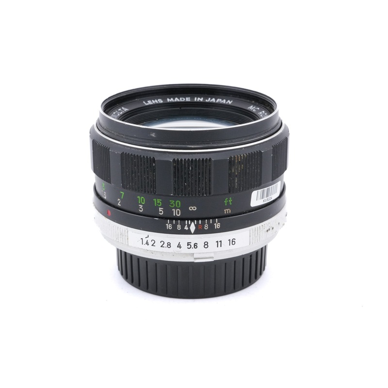 Minolta 58mm f1.4 MC Rokkor-PF
