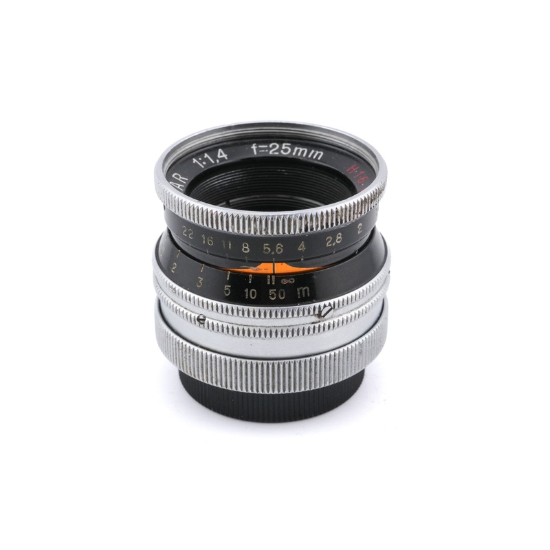Kern-Paillard 25mm f1.4 Switar H16 RX