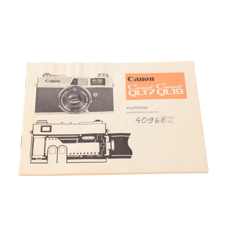 Canon Canonet QL17/19 Instructions