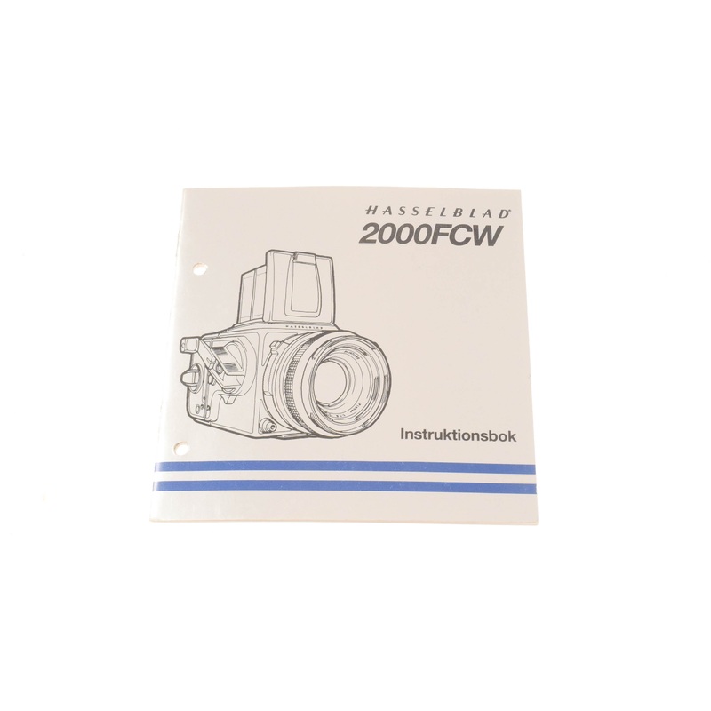Hasselblad 2000FCW Instructions