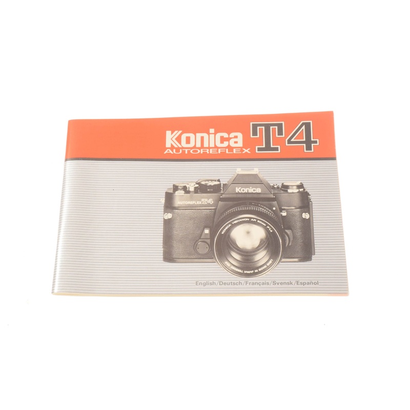 Konica Autoreflex T4 Instructions