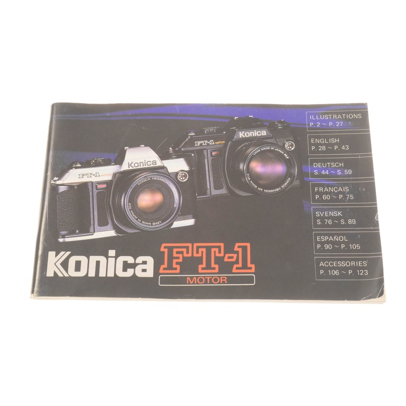 Konica FT-1 Instructions