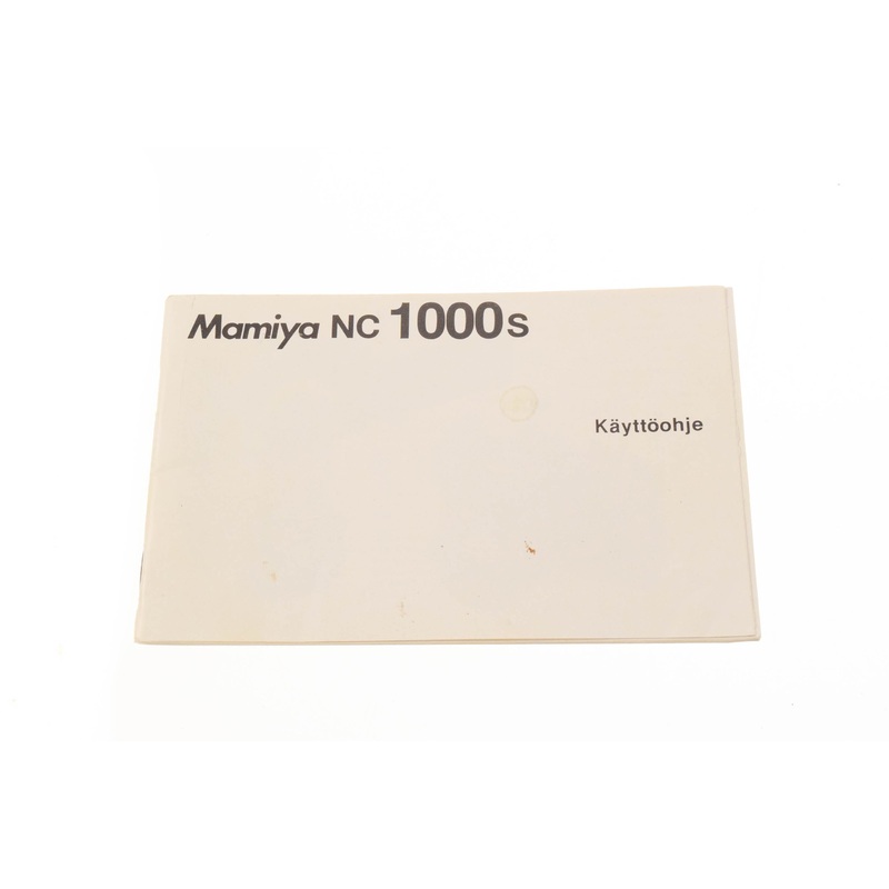 Mamiya NC1000s Instructions FI