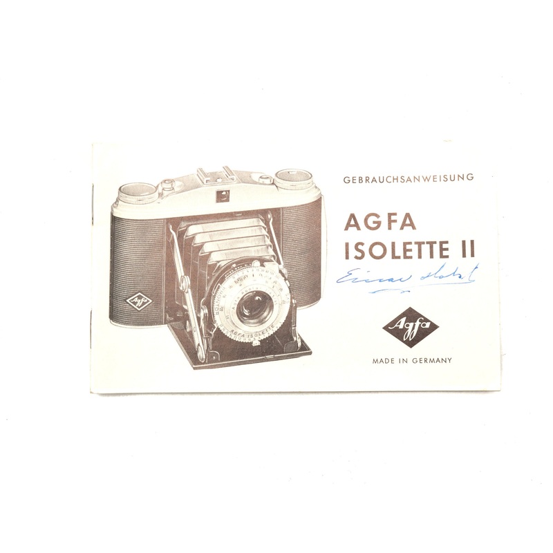 Agfa Isolette II Instructions