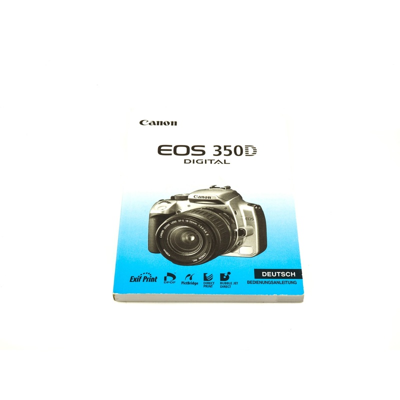 Canon 350D Instructions
