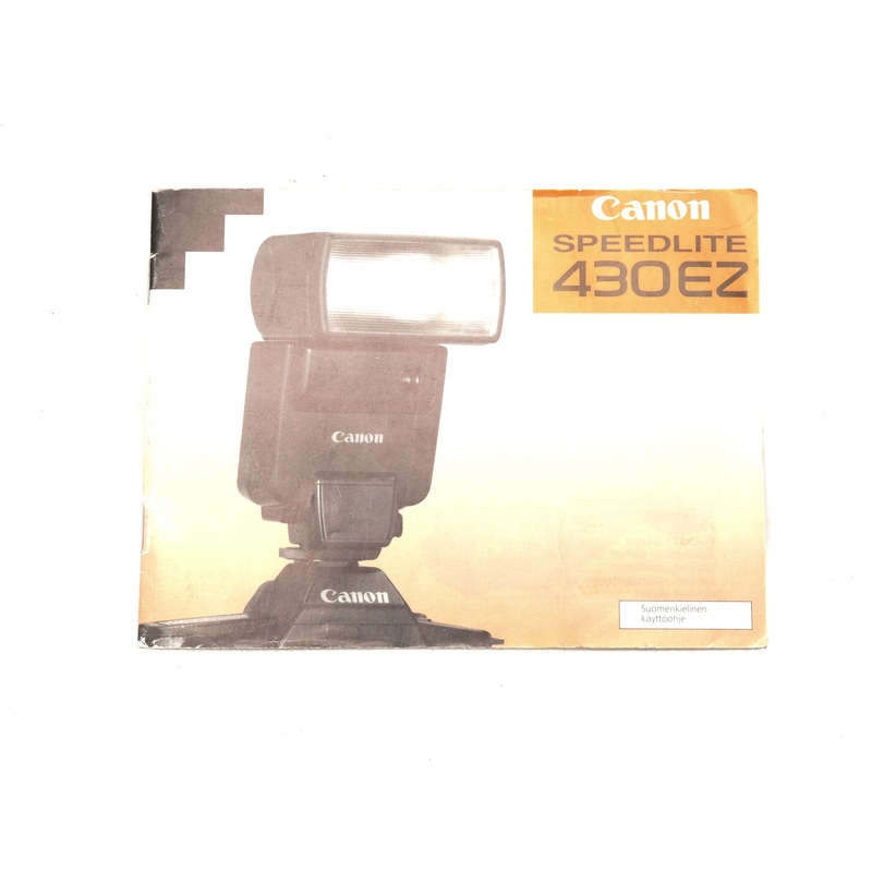 Canon 430EZ Speedlite Instruction Manual
