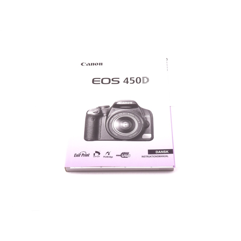 Canon 450D Instructions