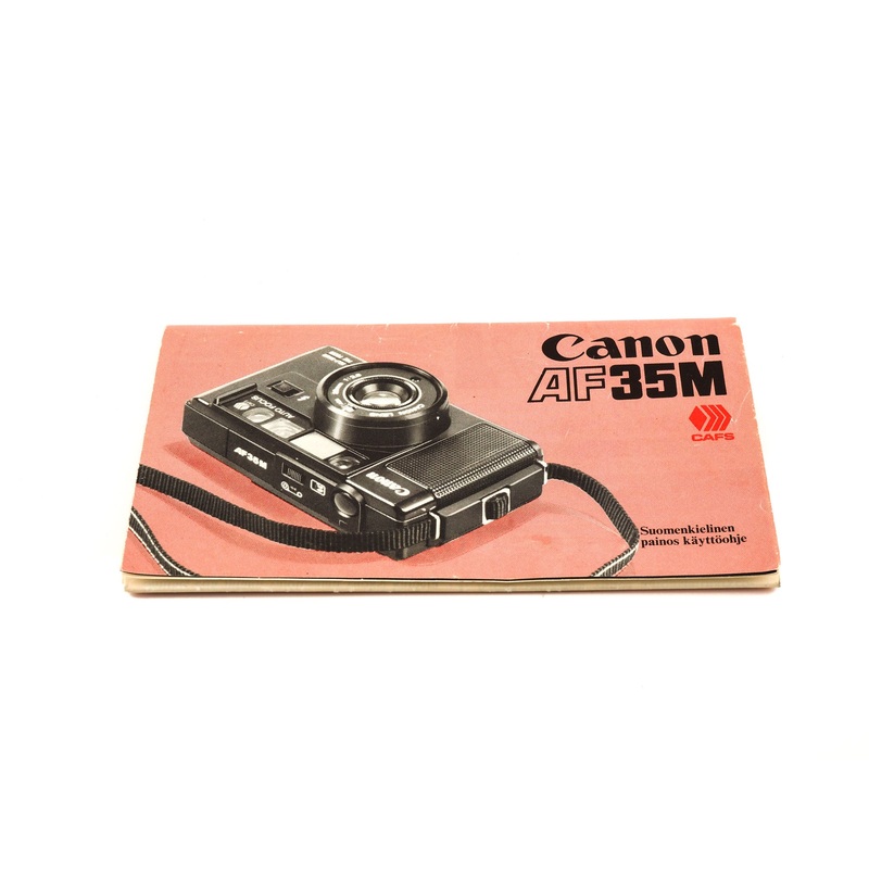 Canon AF35M Instructions