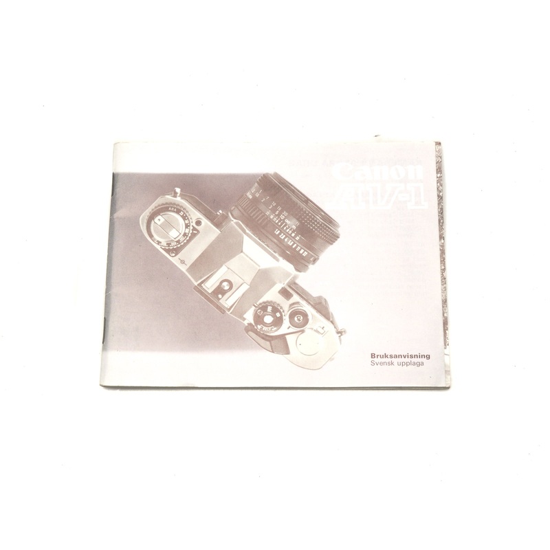 Canon AV-1 Instruction Manual