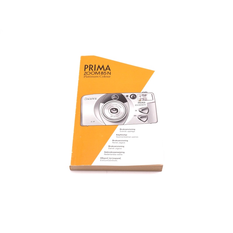 Canon Prima Zoom 85N Instructions