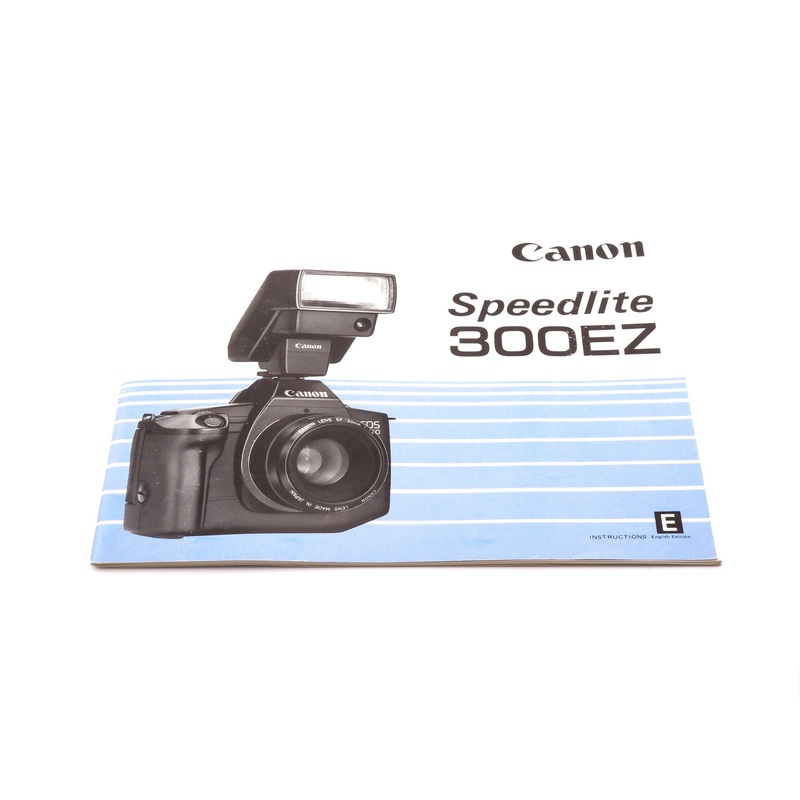 Canon Speedlite 300EZ Instruction Manual