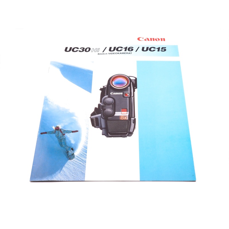 Canon UC30Hi / UC16 / UC15 Video Cameras Brochure