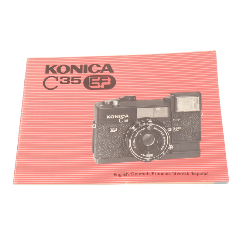 Konica C35 EF Instructions