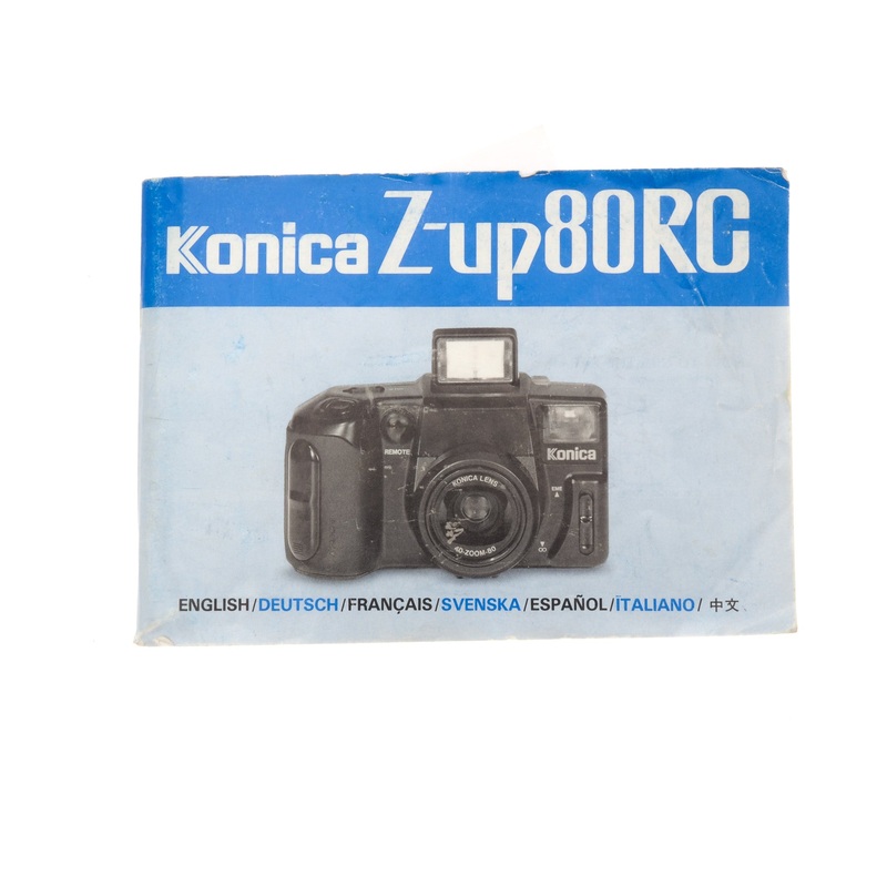 Konica Z-Up 80 RC Instructions