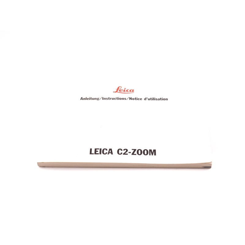 Leica C2-Zoom Instructions