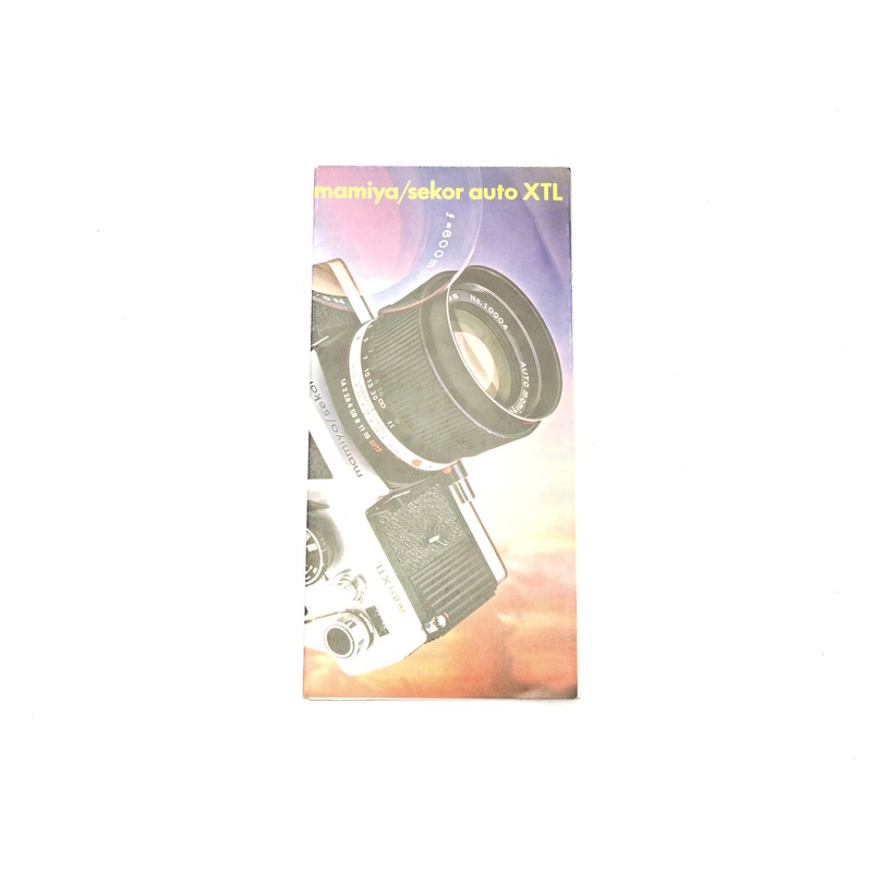 Mamiya Sekor Auto XTL Brochure
