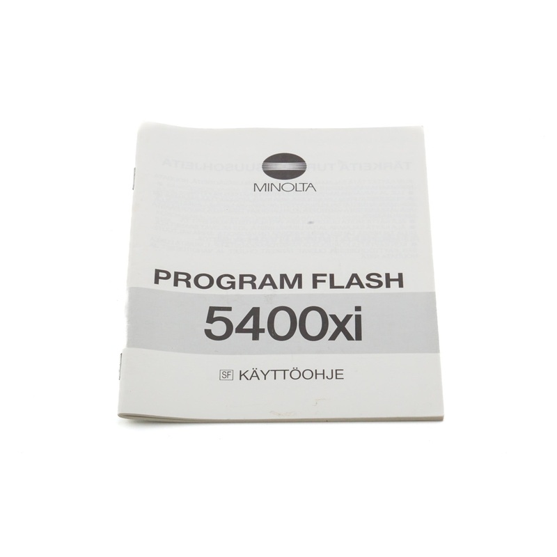 Minolta 5400xi Program Flash Instructions
