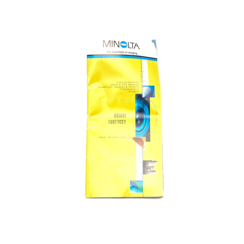Minolta All Products Booklet