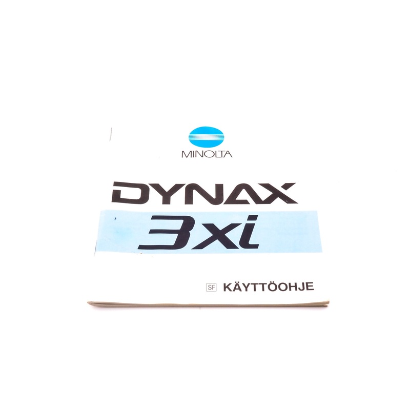 Minolta Dynax 3xi Instructions