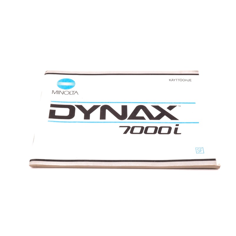 Minolta Dynax 7000i Instructions
