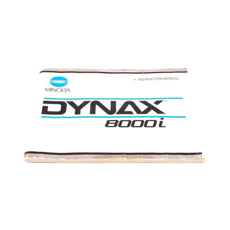 Minolta Dynax 8000i Instructions