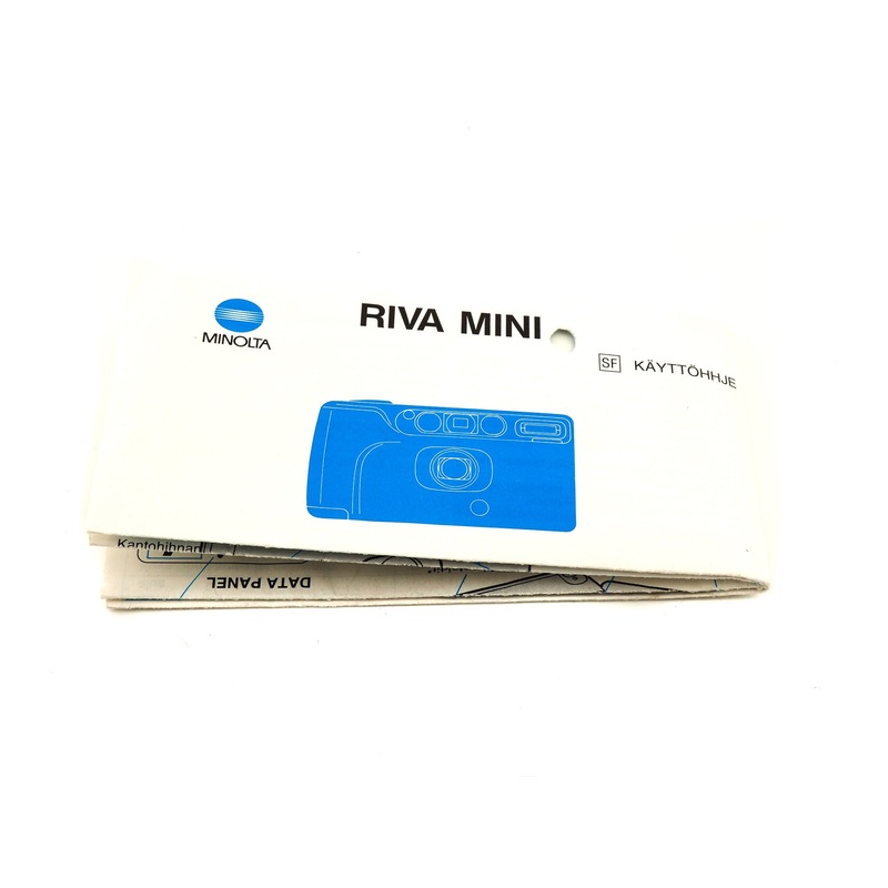 Minolta Riva Mini Instructions