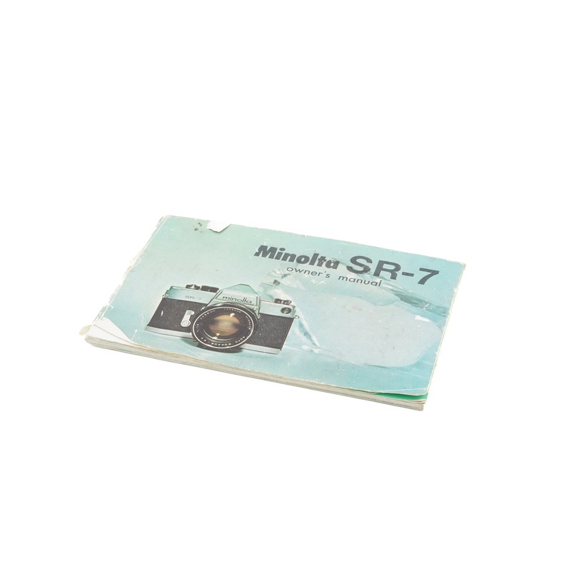 Minolta SR-7 Instructions