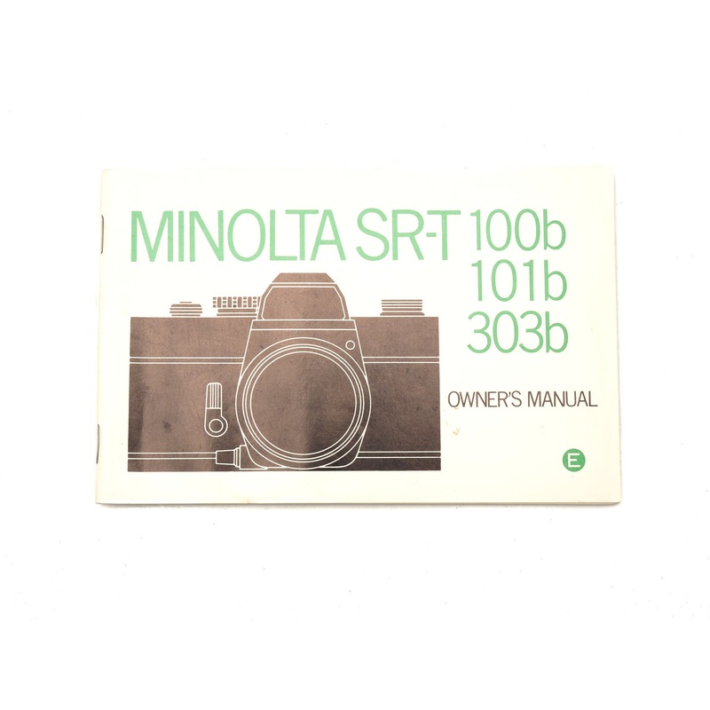 Minolta SR-T 100b/101b/303b Instruction Manual