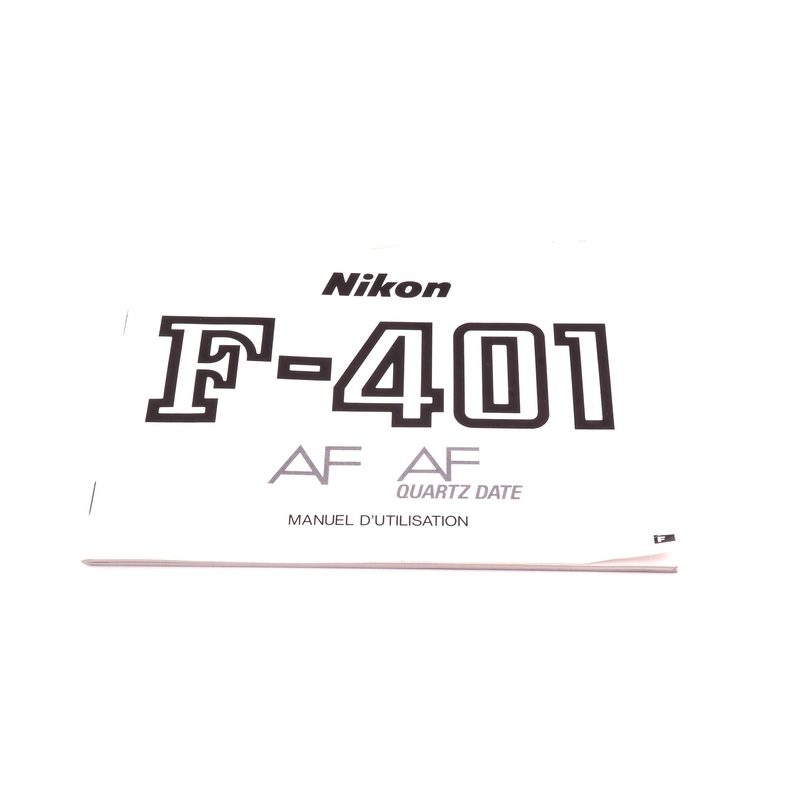 Nikon F-401 AF / AF Quartz Date Instructions