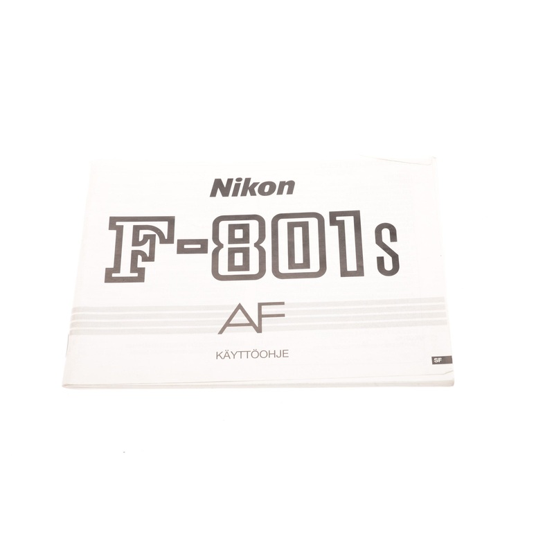 Nikon F-801s AF Instructions