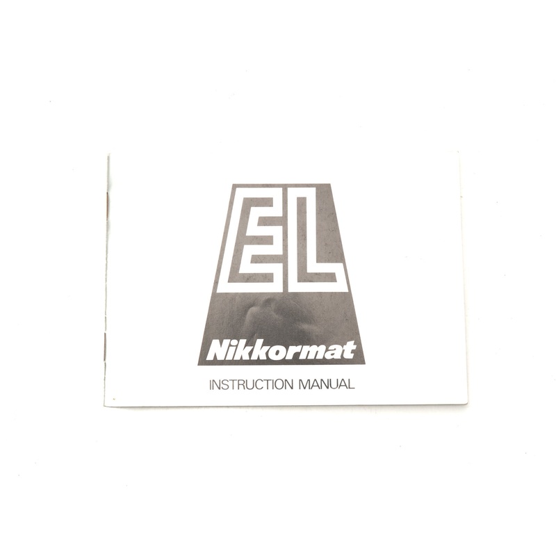 Nikon Nikkormat EL Instructions