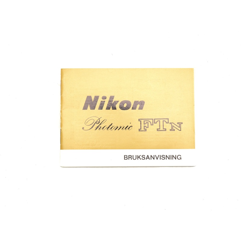 Nikon Photomic FTn Finder Instructions