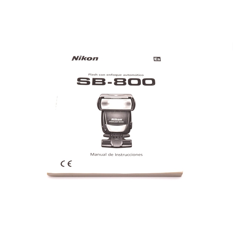 Nikon SB-800 Instructions