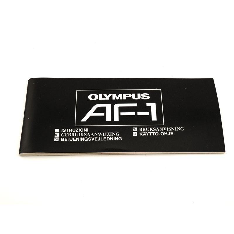 Olympus AF-1 Instructions