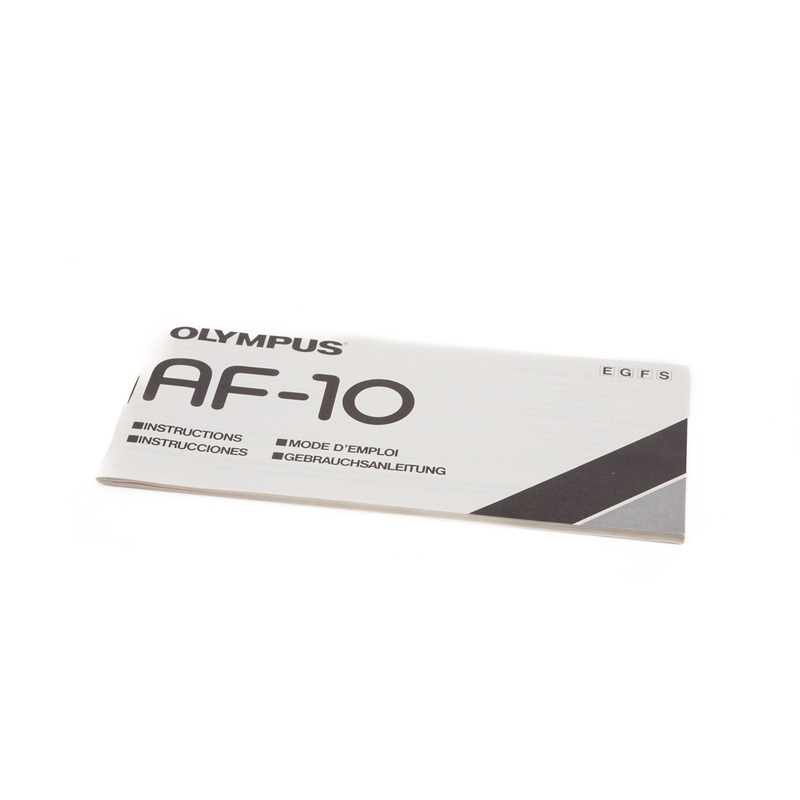 Olympus AF-10 Instructions