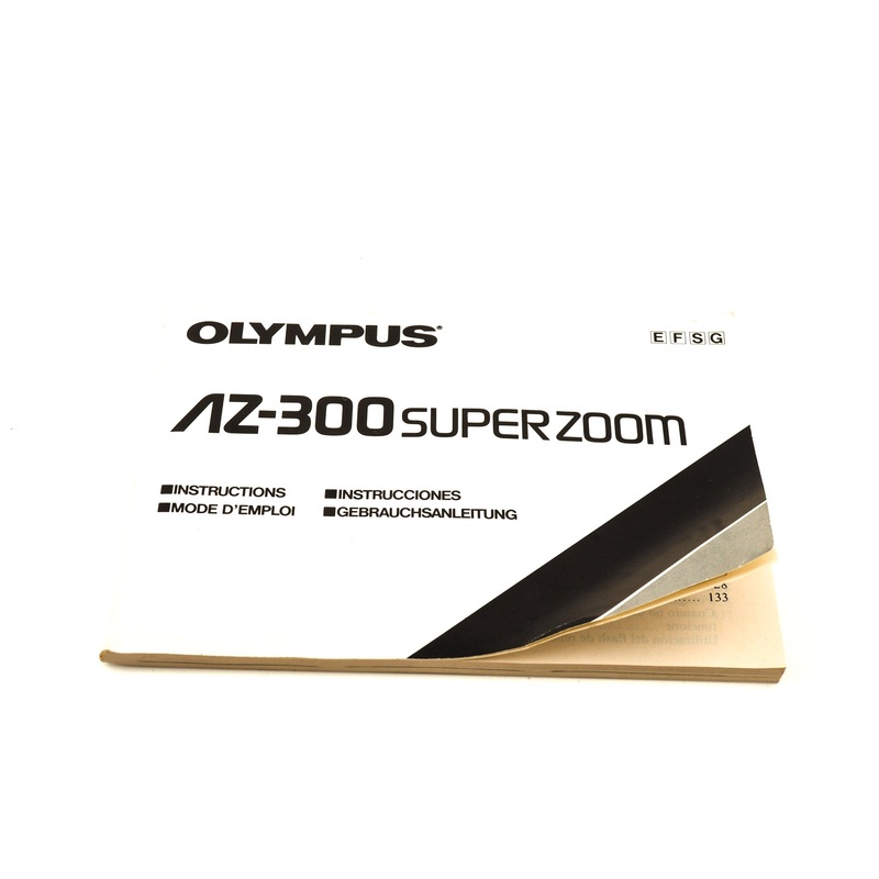 Olympus AZ-300 Super Zoom Instructions