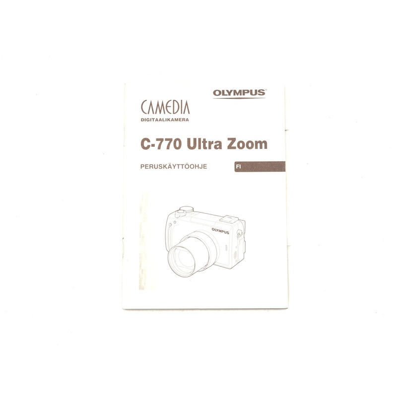 Olympus Camedia C-770 Ultra Zoom Instructions
