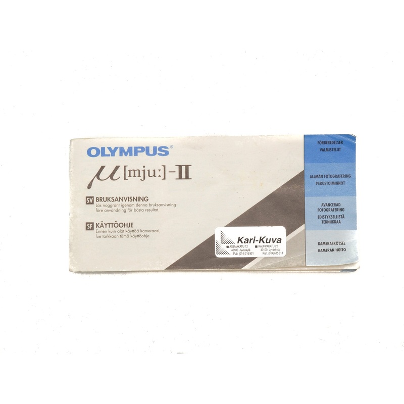 Olympus Mju-II Instructions