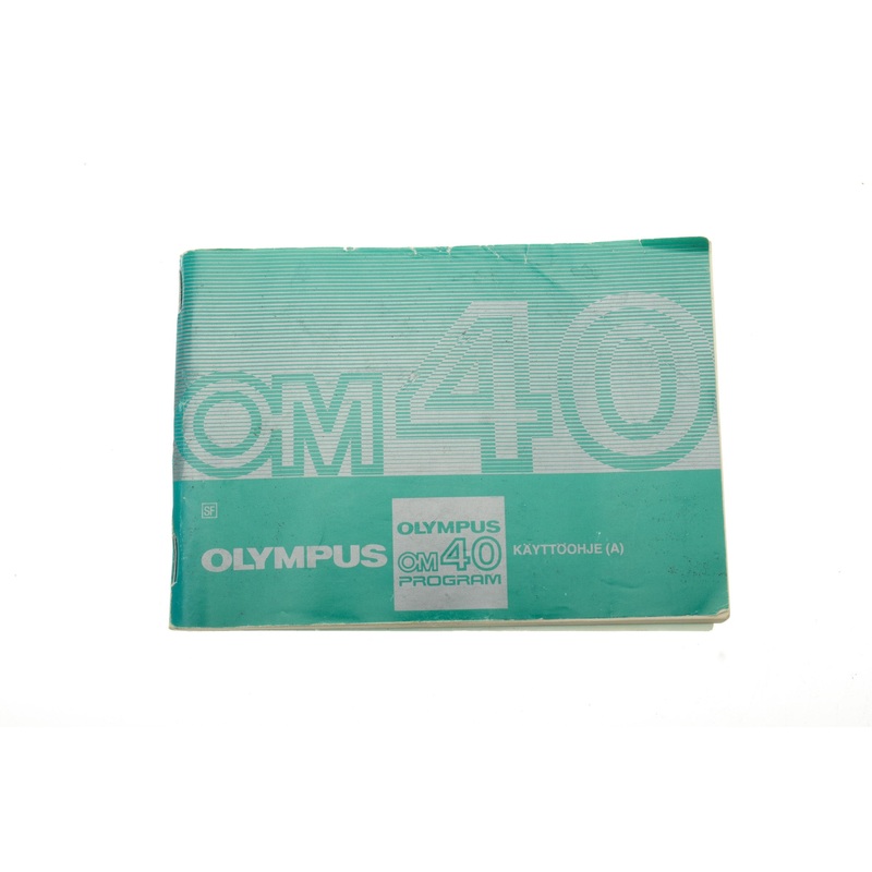Olympus OM40 Program Instructions (A)