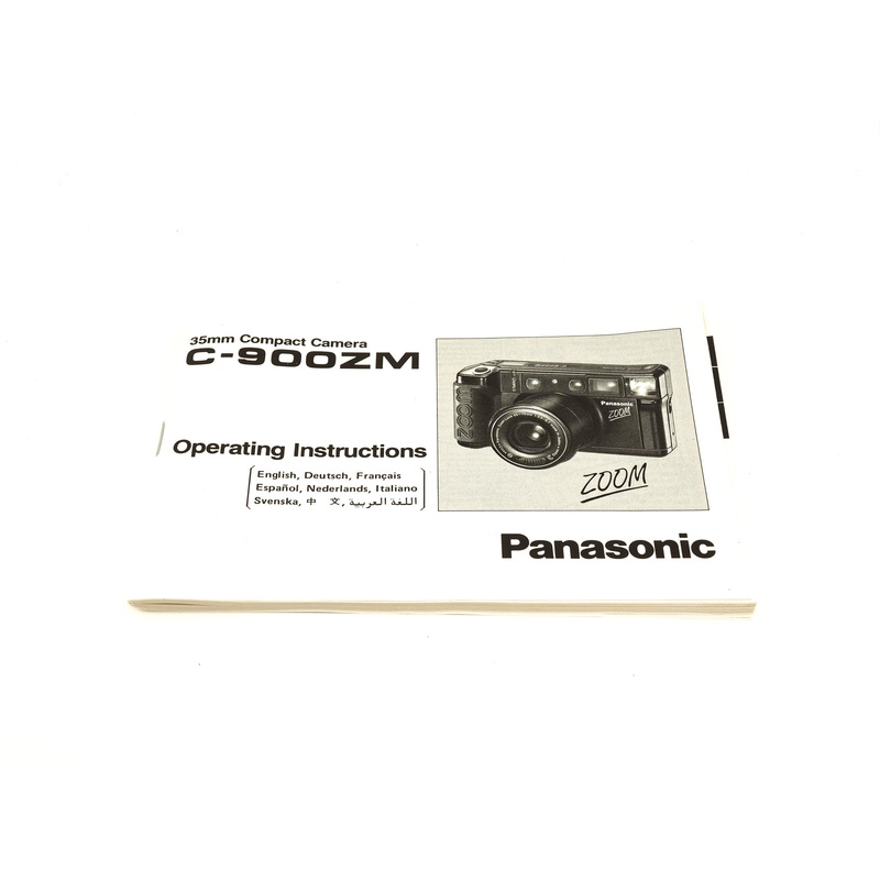 Panasonic C-900ZM Instructions
