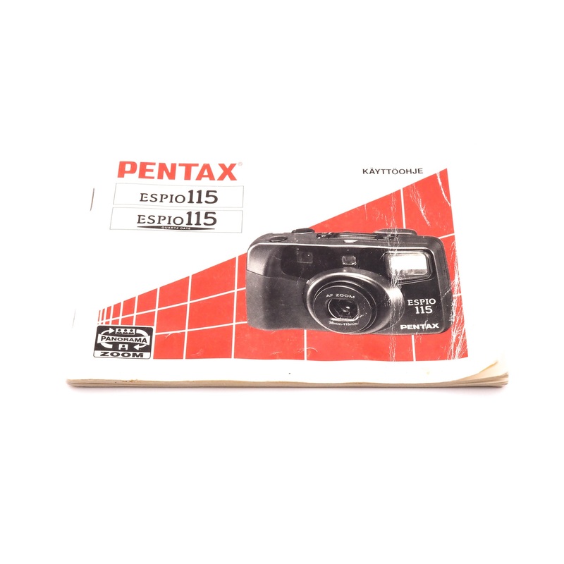 Pentax Espio 115/115 Quartz Date Instruction Manual