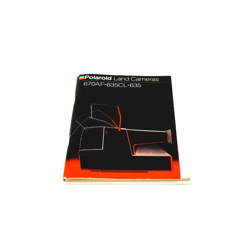 Polaroid Land Cameras 670AF / 635CL / 635 Instructions