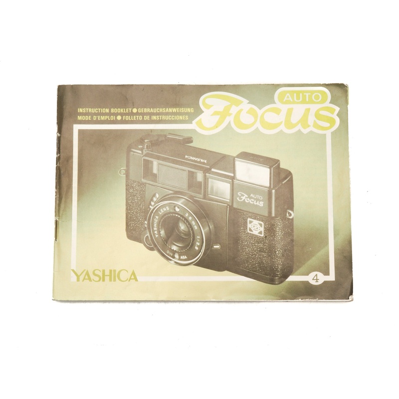 Yashica Auto Focus Instruction Booklet