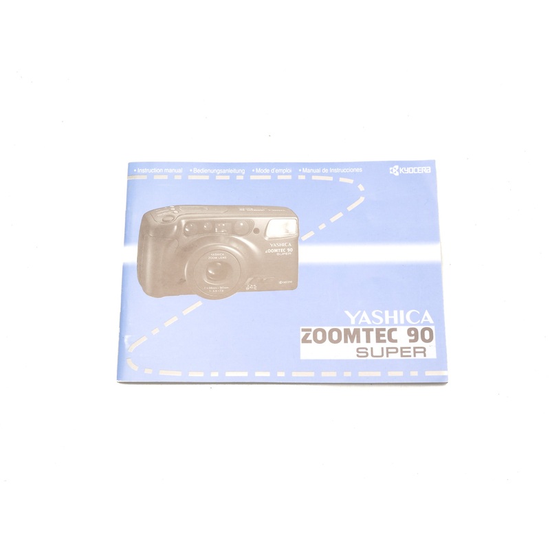 Yashica Zoomtec 90 Super Instructions